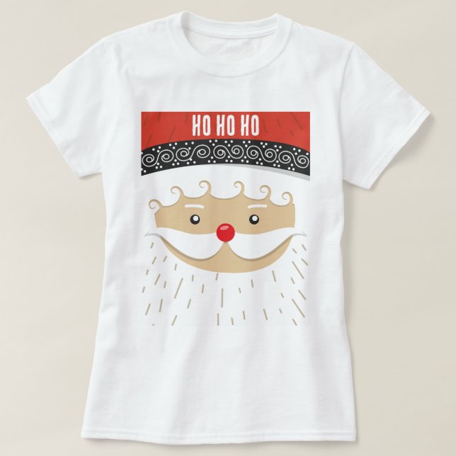 Camiseta Papai noel de Natal (Frente do Design)