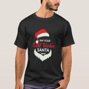 Camiseta Papai noel de Natal Engraçado para os trabalhadore