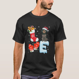 Camiseta Papai Noel de Natal estocando Poi Alemão Cabeado