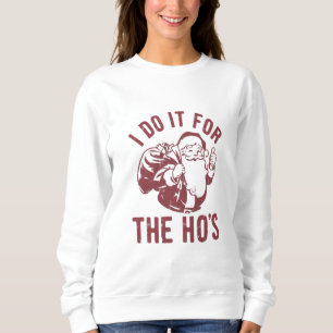 Camiseta Papai Noel de Natal Mal Educado Eu Faço Por Causa