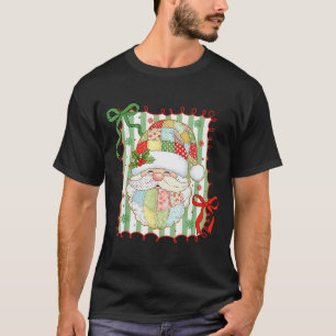 Camiseta Papai Noel de Natal Preparado Remendo de Natal Mul