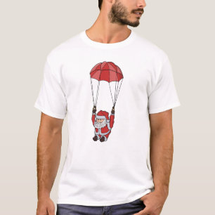 Camiseta Papai Noel de Paraquedas