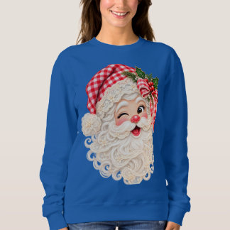 Camiseta Papai Noel de Renda Personalizado Natalino, Feliz
