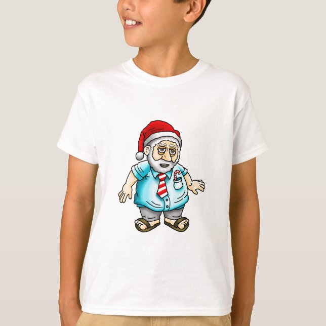Camiseta Papai Noel de Sandálias (Frente)