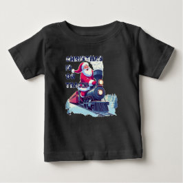 Camiseta Papai Noel de Trem