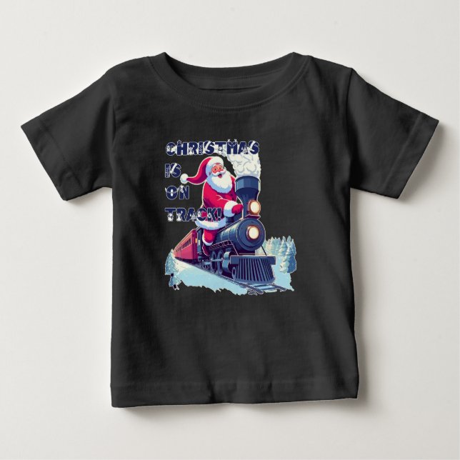 Camiseta Papai Noel de Trem (Frente)