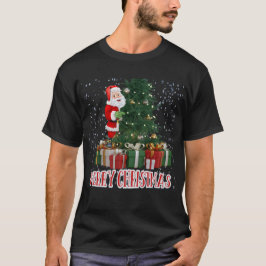 Camiseta Papai Noel deseja a todos um feliz ano novo 2024