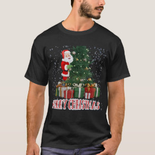 Camiseta Papai Noel deseja a todos um feliz ano novo 2024