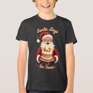 Camiseta 🎅Papai Noel Diz Seis Sete Meme – Divertido Papai 