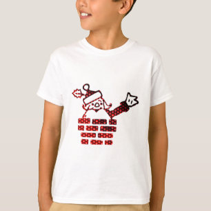 Camiseta Papai noel do diodo emissor de luz