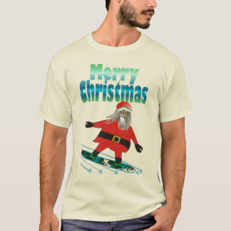 Camiseta Papai noel do Snowboard