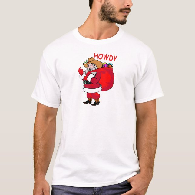Camiseta Papai noel do vaqueiro (Frente)