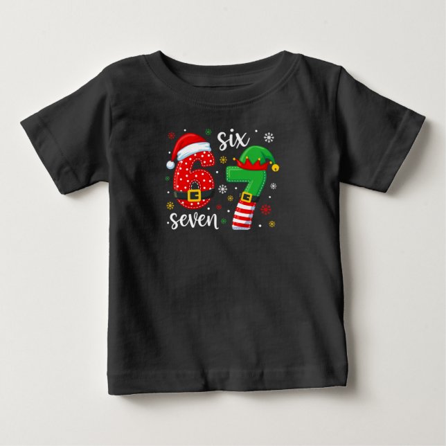 Camiseta Papai Noel e Elfo Número 67 (Frente)