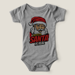 Camiseta Papai Noel é Real – Pergunte à Sua Mãe Arte Pop Pa
