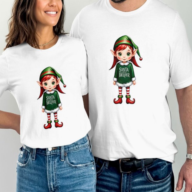 Camiseta Papai noel Elf Festivo (Criador carregado)