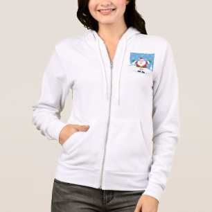 Camiseta Papai Noel em Cena de Inverno Nevado