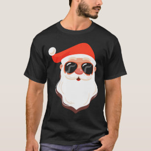 Camiseta Papai Noel Enfrenta Pulmões Com O Cristo Divertido