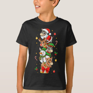 Camiseta Papai Noel Engraçado Boneco de Neve Elfo Natal Mul