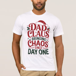 Camiseta Papai Noel engraçado design de Natal
