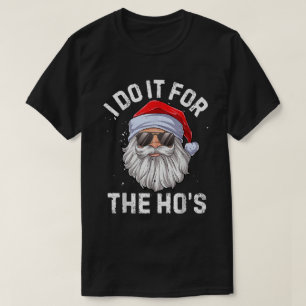Camiseta Papai Noel Engraçado Eu Faço Por Causa Da Arte Das