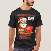 Papai Noel engraçado Suporte s Reinicializando Hum