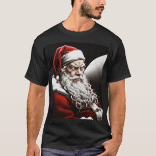 Camiseta Papai Noel escuro e intenso