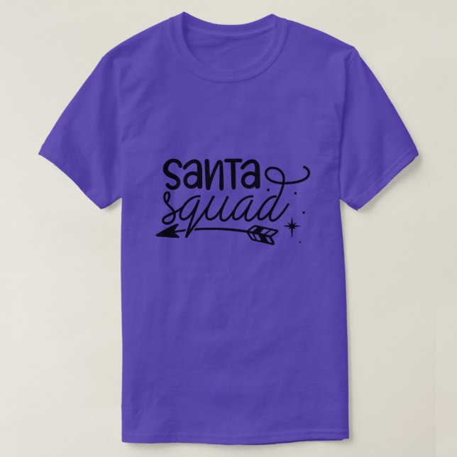 Camiseta Papai noel esquadrão01 (Frente do Design)