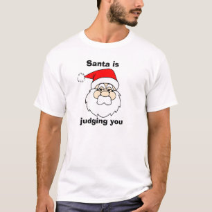 Camiseta Papai Noel está julgando você