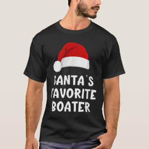 Camiseta Papai Noel Favorito do Barqueiro Piada Pijama Barc
