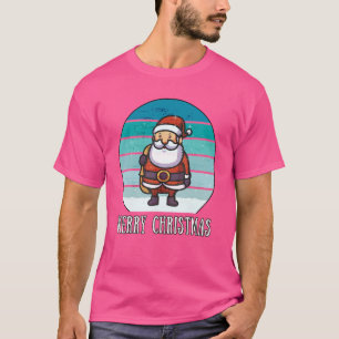 Camiseta Papai Noel Feliz Natal XMas Retro Vintage