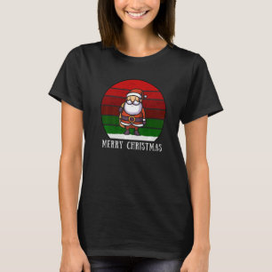 Camiseta Papai Noel Feliz Natal XMas Vintage Retro 