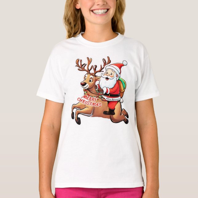 Camiseta Papai Noel Felry Natal (Frente)