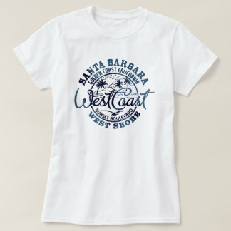 Camiseta Papai noel feminino Barbara West Coast