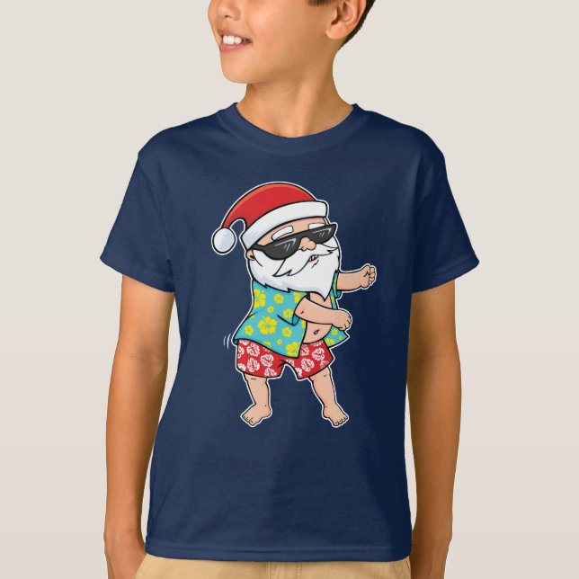 Camiseta Papai noel Flossing (Frente)