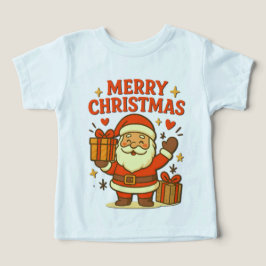Camiseta Papai Noel Fofo Arte de Natal – Feliz Natal