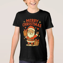Camiseta Papai Noel Fofo Arte de Natal – Feliz Natal