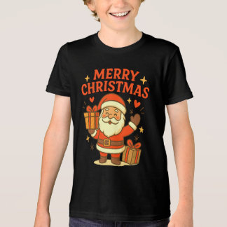 Camiseta Papai Noel Fofo Arte de Natal – Feliz Natal