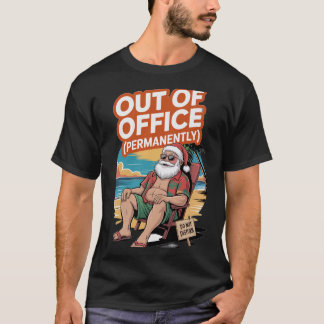 Camiseta Papai Noel Fora do Escritório