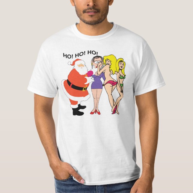 Camiseta Papai noel Ho (Frente)