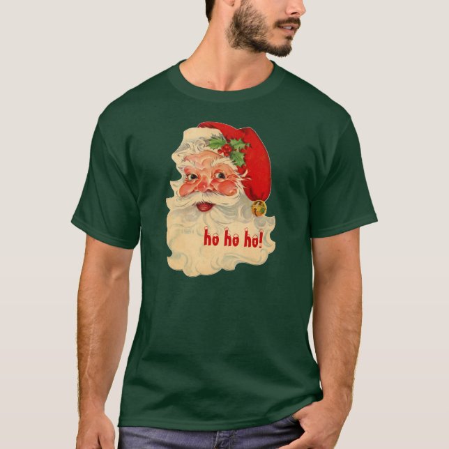 Camiseta Papai noel, Ho Ho Ho! (Frente)