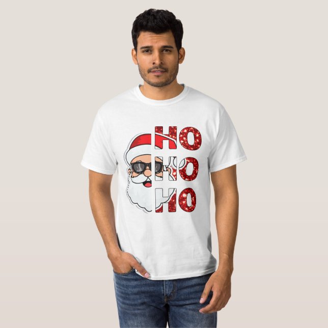 Camiseta Papai noel Ho Ho Ho Magic! (Frente Completa)