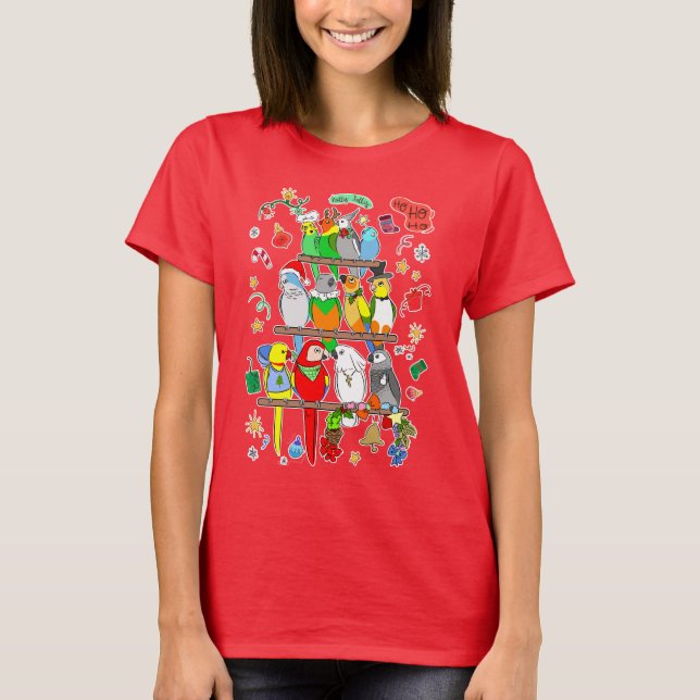 Camiseta Papai Noel Holly Jolly (Frente)