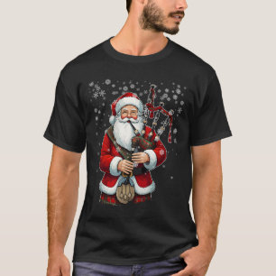 Camiseta Papai Noel Jogando Foguetes - Gpiper Engraçado X