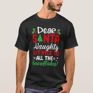 Camiseta Papai Noel Malvado Mas Simpático Para Todos Os Flo