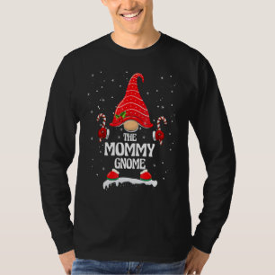Camiseta Papai Noel Mamãe Xadrez de Búfalo Família Correspo