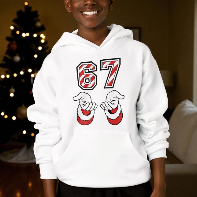 Camiseta Papai Noel Meme de Natal Seis Sete 67 6 7 (Criador carregado)