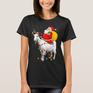 Camiseta Papai Noel Montado em Cabra Natal