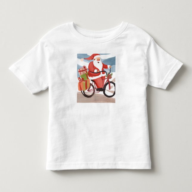 Camiseta Papai Noel motociclista (Frente)