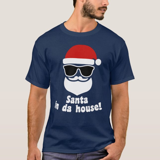 Camiseta Papai noel na casa da Dinamarca (Frente)