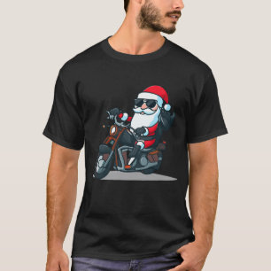 Camiseta papai noel na estrada família